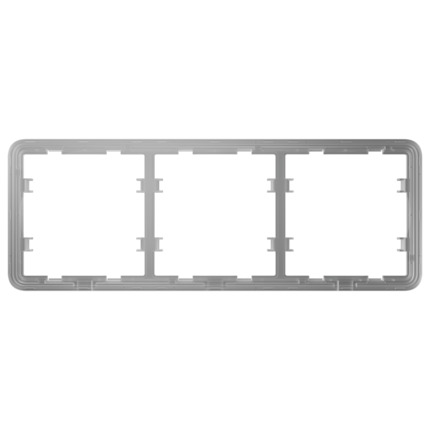 Comprar AJAX AJ-FRAME-3 Marco para tres dispositivos - Compatible con:  - 2 x AJ-SIDEBUTTON o AJ-SIDECOVER - 1 x AJ-CENTERBUTTON o AJ-CENTERCOVER - Ajax - LightSwitch Frame (3 seats)
