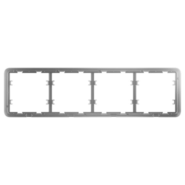 AJAX AJ-FRAME-4 Marco para cuatro dispositivos - Compatible con 2 x AJ-SIDEBUTTON - Compatible con 2 x AJ-CENTERBUTTON - Ajax - (1)