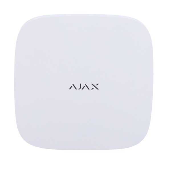 AJAX AJ-HUB2-4G-DC6V-W Central de alarma profesional Grado 2 - Funcionamiento autónomo 6 V DC - Comunicación Ethernet y dual SIM