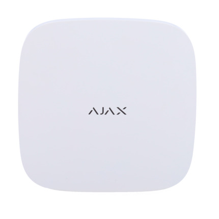 Comprar AJAX AJ-HUB2-4G-DC6V-W Central de alarma profesional Grado 2 - Funcionamiento autónomo 6 V DC - Comunicación Ethernet y dual SIM 4G  - Inalámbrico 868 MHz Jeweller y Wings - Hasta 100 dispositivos inalámbricos - 25 cámaras IP o canales de videogr