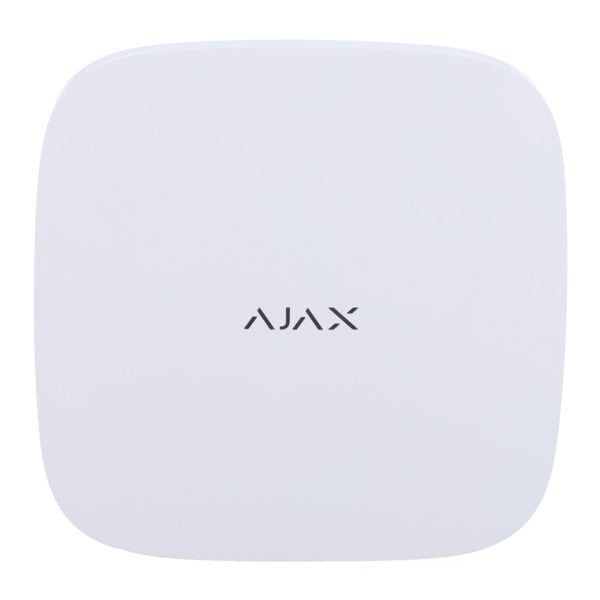 AJAX AJ-HUB2-W Central de alarma profesional Grado 2 - Comunicación Ethernet y dual SIM GPRS - Inalámbrico 868 MHz Jeweller y Wi