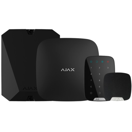 Comprar AJAX AJ-HUBKIT-RENOVE2-B Kit de alarma profesional - Certificado Grado 2 - Comunicación Ethernet y GPRS - Inalámbrico 868 MHz Jeweller - Hasta 100 dispositivos inalámbricos - App Móvil y Software PC