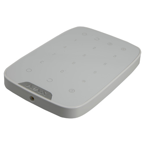 AJAX AJ-KEYPAD-W Teclado independiente blanco - Bidireccional - Certificado grado 2 - Inalámbrico 868 MHz Jeweller - Armado, arm (1)