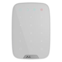 AJAX AJ-KEYPAD-W Teclado independiente blanco - Bidireccional - Certificado grado 2 - Inalámbrico 868 MHz Jeweller - Armado, arm