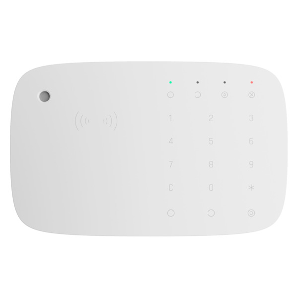AJAX AJ-KEYPADCOMBI-W-DUMMY Carcasa para teclado con sirena y lector RFID - AJ-KEYPADCOMBI-W - Instalación sencilla - Plástico A