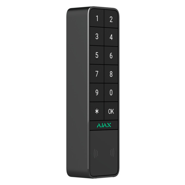 AJAX AJ-KEYPADOUTDOOR-B Teclado para exterior IP66/IK08 con lector RFID - Armado/desarmado total o por grupos - Autenticación: c (1)