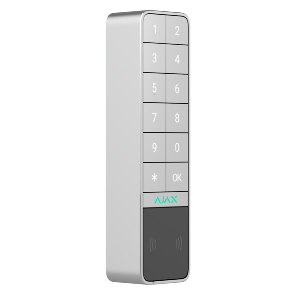 AJAX AJ-KEYPADOUTDOOR-W Teclado para exterior IP66/IK08 con lector RFID - Armado/desarmado total o por grupos - Autenticación: c (1)