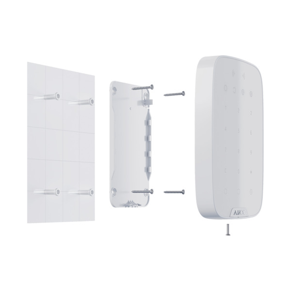 AJAX AJ-KEYPADPLUS-W Teclado independiente con lector - Bidireccional - Certificado grado 2 - Inalámbrico 868 MHz Jeweller - Arm (5)