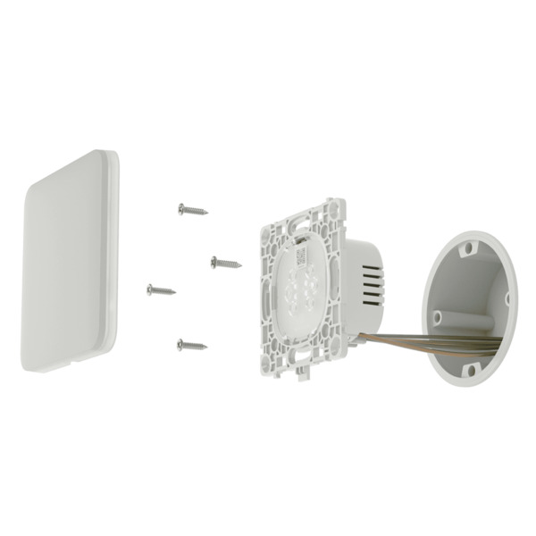 AJAX AJ-LIGHTCORE-CROSS-VERT Relé para interruptor de luz de cruce vertical - Inalámbrico 868 MHz Jeweller - Alcance de comunica (7)