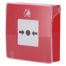 AJAX AJ-MANUALCALLPOINT-RED Botón manual de alarma de incendio rojo - Certificación EN 54-11:2001/A1:2005 - Botón alarma incendi