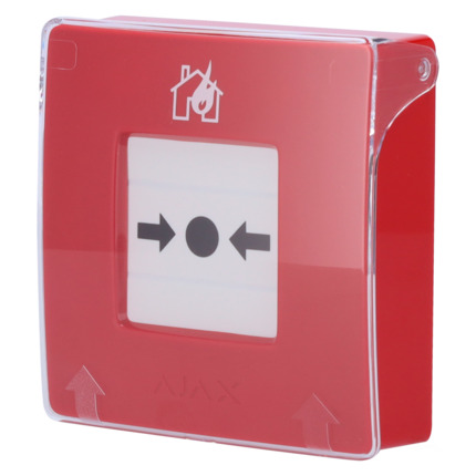 Comprar AJAX AJ-MANUALCALLPOINT-RED Botón manual de alarma de incendio rojo - Certificación EN 54-11:2001/A1:2005 - Botón alarma incendio o activador de escenarios - Compatible con función de alarma interconectada - Transmisión de alarmas a CRA  - Alimen