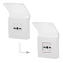 AJAX AJ-MANUALCALLPOINT-WHITE Botón manual de alarma de incendio blanco - Inalámbrico 868 MHz Jeweller - Botón alarma incendio o (2)