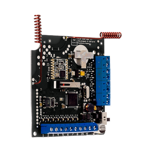 AJAX AJ-OCBRIDGEPLUSO1 Módulo de integración - Inalámbrico 868 MHz Jeweller - Hasta 8 zonas y 100 dispositivos - Compatible con (3)
