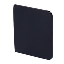 AJAX AJ-SIDEBUTTON-1G2W-B Panel táctil para un interruptor de luz - Compatible con AJ-LIGHTCORE-1G/ -2W - Retroiluminación LED -