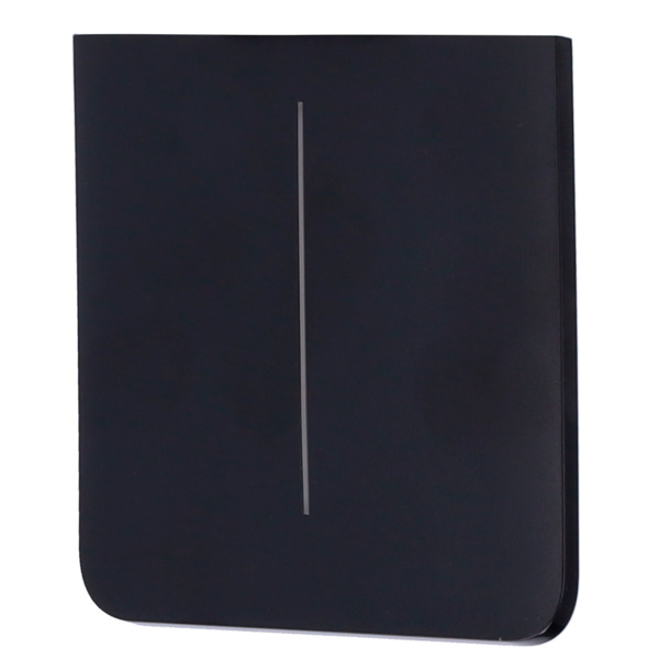 AJAX AJ-SIDEBUTTON-2G-B-VERT Panel táctil para interruptor de luz doble - Compatible con AJ-LIGHTCORE-2G-VERT - Retroiluminación