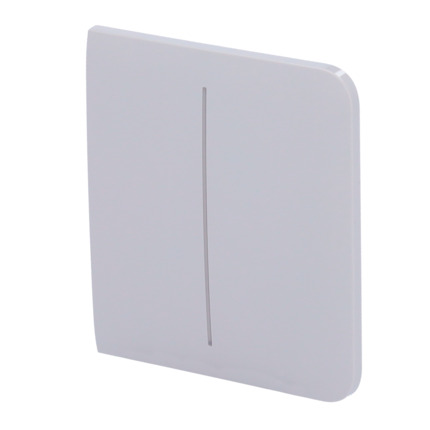 Comprar AJAX AJ-SIDEBUTTON-2G-FOG Panel táctil para interruptor de luz doble - Compatible con AJ-LIGHTCORE-2G - Retroiluminación LED - Panel táctil lateral sin contacto - Color niebla - Ajax - LightSwitch SideButton