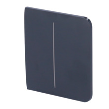 AJAX AJ-SIDEBUTTON-2G-GRA Panel táctil para interruptor de luz doble - Compatible con AJ-LIGHTCORE-2G - Retroiluminación LED - P