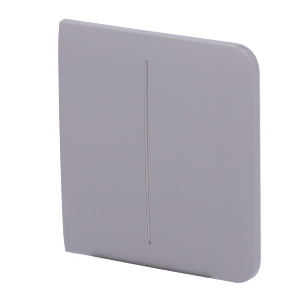 AJAX AJ-SIDEBUTTON-2G-GRE Panel táctil para interruptor de luz doble - Compatible con AJ-LIGHTCORE-2G - Retroiluminación LED - P