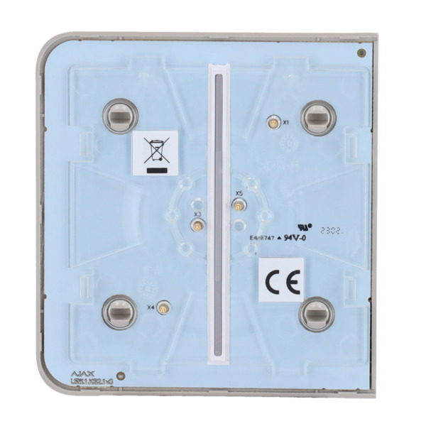 AJAX AJ-SIDEBUTTON-2G-OLI Panel táctil para interruptor de luz doble - Compatible con AJ-LIGHTCORE-2G - Retroiluminación LED - P (3)