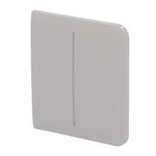 AJAX AJ-SIDEBUTTON-2G-OLI Panel táctil para interruptor de luz doble - Compatible con AJ-LIGHTCORE-2G - Retroiluminación LED - P