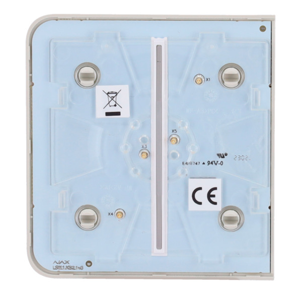 AJAX AJ-SIDEBUTTON-2G-OYS Panel táctil para interruptor de luz doble - Compatible con AJ-LIGHTCORE-2G - Retroiluminación LED - P (3)