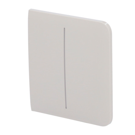 Comprar AJAX AJ-SIDEBUTTON-2G-OYS Panel táctil para interruptor de luz doble - Compatible con AJ-LIGHTCORE-2G - Retroiluminación LED - Panel táctil lateral sin contacto - Color ostra - Ajax - LightSwitch SideButton