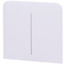 AJAX AJ-SIDEBUTTON-2G-W-VERT Panel táctil para interruptor doble vertical - Compatible con AJ-LIGHTCORE-2G-VERT - Retroiluminaci