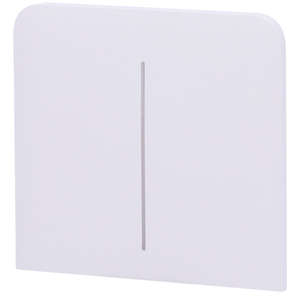 AJAX AJ-SIDEBUTTON-2G-W-VERT Panel táctil para interruptor doble vertical - Compatible con AJ-LIGHTCORE-2G-VERT - Retroiluminaci