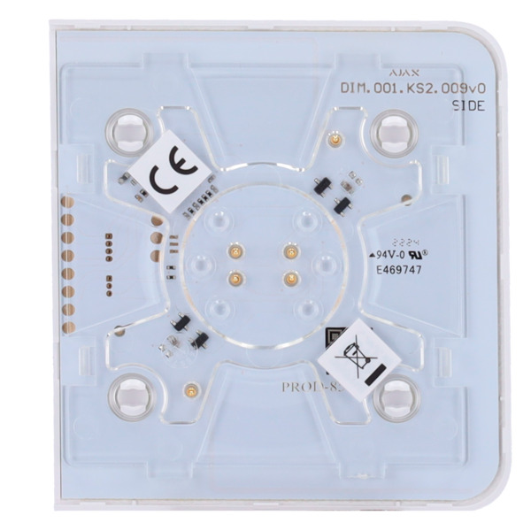 AJAX AJ-SIDEBUTTON-DIMMER-W Panel táctil para interruptor de luz regulable - Compatible con AJ-LIGHTCORE-DIMMER - Retroiluminaci (5)