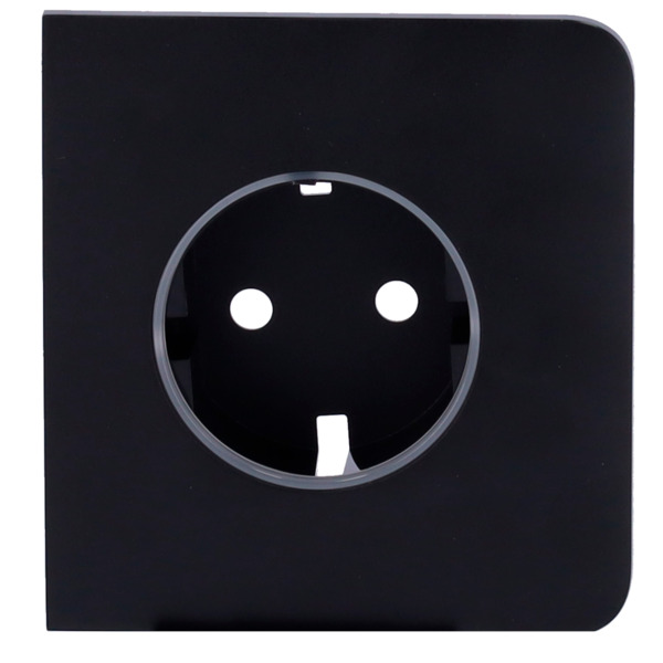 AJAX AJ-SIDECOVER-B Tapa lateral para enchufe básico tipo F - Compatible con AJ-OUTLETCORE-BASIC - Protección contra polvo, salp (1)
