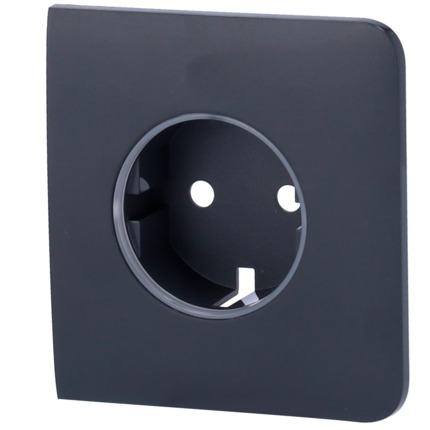 Comprar AJAX AJ-SIDECOVER-GRA Tapa lateral para enchufe básico tipo F - Compatible con AJ-OUTLETCORE-BASIC - Protección contra polvo, salpicaduras, objetos - Sin monitorizacion de consumo - Sin control remoto  - Color grafito
