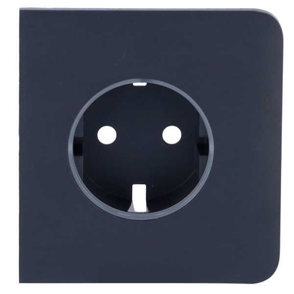 AJAX AJ-SIDECOVER-GRA Tapa lateral para enchufe básico tipo F - Compatible con AJ-OUTLETCORE-BASIC - Protección contra polvo, sa (1)
