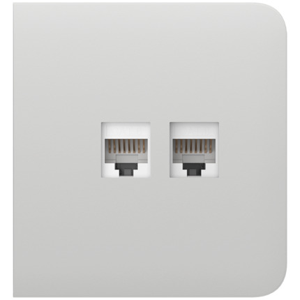 Comprar AJAX AJ-SIDECOVER-LAN-W Tapa lateral para enchufe Ethernet - Compatible con AJ-OUTLETCORE-LAN-W - Requiere marco AJ-FRAME - Color blanco