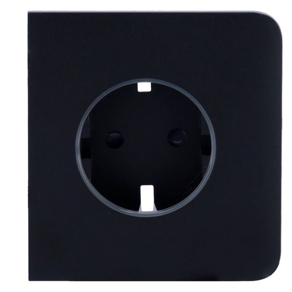 AJAX AJ-SIDECOVER-SMART-B Tapa lateral para enchufe inteligente tipo F - Compatible con AJ-OUTLETCORE-SMART - Indicador LED sobr (1)