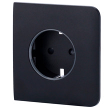 AJAX AJ-SIDECOVER-SMART-B Tapa lateral para enchufe inteligente tipo F - Compatible con AJ-OUTLETCORE-SMART - Indicador LED sobr
