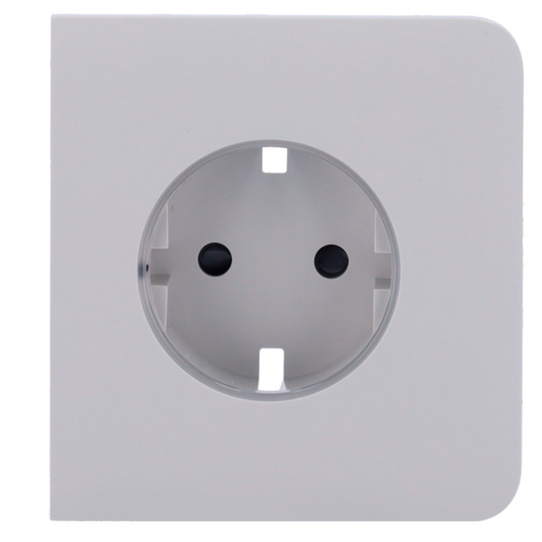 AJAX AJ-SIDECOVER-SMART-FOG Tapa lateral para enchufe inteligente tipo F - Compatible con AJ-OUTLETCORE-SMART - Indicador LED so (1)
