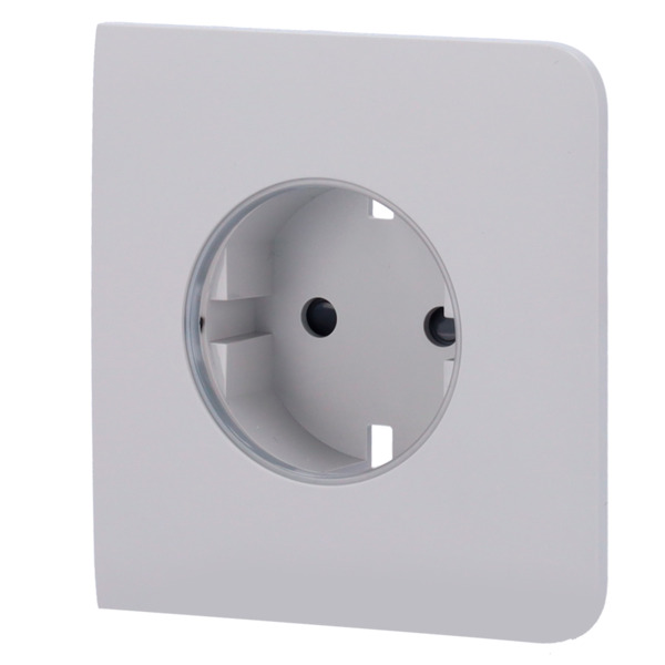 AJAX AJ-SIDECOVER-SMART-FOG Tapa lateral para enchufe inteligente tipo F - Compatible con AJ-OUTLETCORE-SMART - Indicador LED so