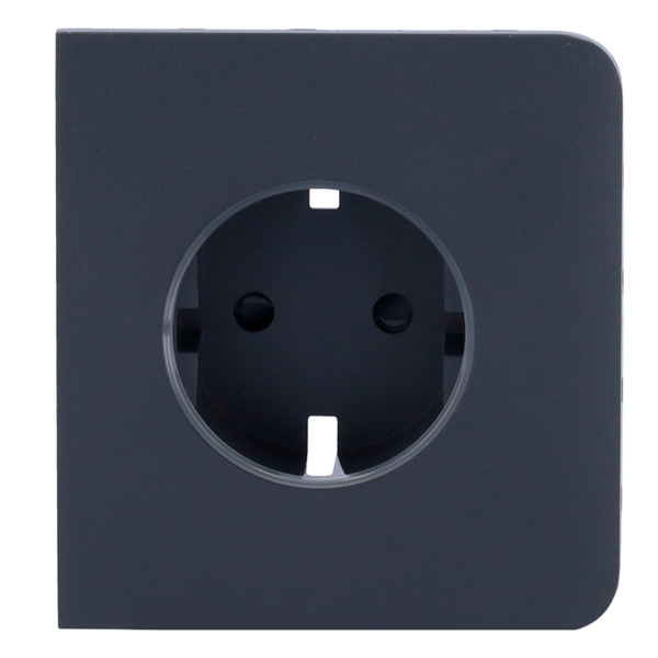 AJAX AJ-SIDECOVER-SMART-GRA Tapa lateral para enchufe inteligente tipo F - Compatible con AJ-OUTLETCORE-SMART - Indicador LED so (1)