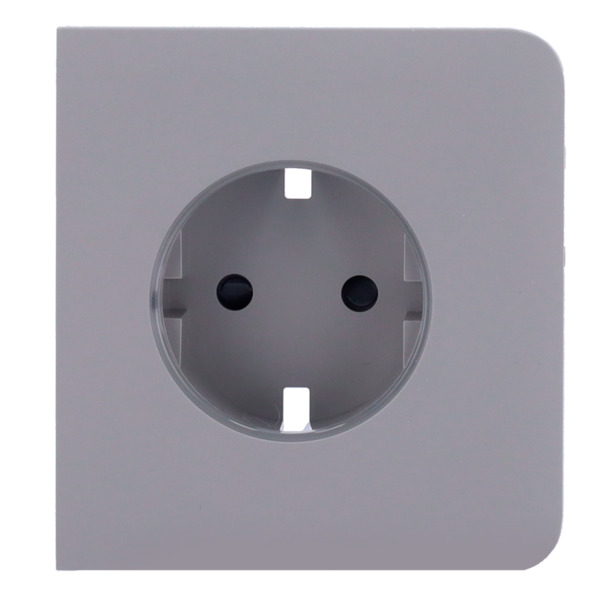AJAX AJ-SIDECOVER-SMART-GRE Tapa lateral para enchufe inteligente tipo F - Compatible con AJ-OUTLETCORE-SMART - Indicador LED so (1)