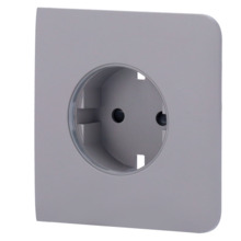 AJAX AJ-SIDECOVER-SMART-GRE Tapa lateral para enchufe inteligente tipo F - Compatible con AJ-OUTLETCORE-SMART - Indicador LED so