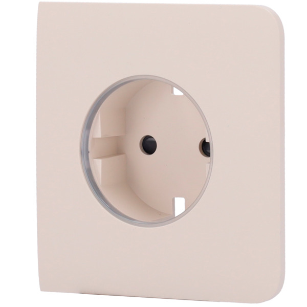 AJAX AJ-SIDECOVER-SMART-IVO Tapa lateral para enchufe inteligente tipo F - Compatible con AJ-OUTLETCORE-SMART - Indicador LED so