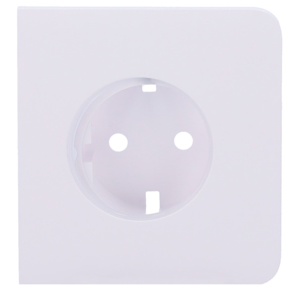 AJAX AJ-SIDECOVER-W Tapa lateral para enchufe básico tipo F - Compatible con AJ-OUTLETCORE-BASIC - Protección contra polvo, salp (1)