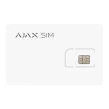 AJAX AJ-SIM Tarjeta SIM Ajax - GlobalSIM Multioperador - 2G/3G/4G (LTE) - Tarifa plana de datos - Compatible únicamente con pane