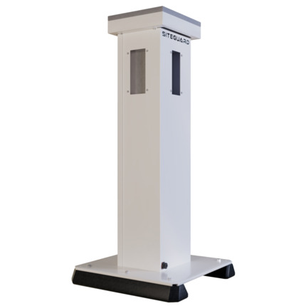 Comprar AJAX AJ-SITEGUARD-W Torre para protección perimetral 360º - Alimentación solar / Foto verificación -  Incluye panel solar y regulador MPPT - Base con 2 bloques antivibración  - Conexionado para batería de respaldo plomo 12 V - Compatible con sist