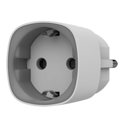 Comprar AJAX AJ-SOCKET-W Enchufe inteligente con control remoto - Inalámbrico 868 MHz Jeweller - Antena interna alcance 1000 m - 230 VAC 50 Hz / Hasta 2.5 kW (11 A) - Medidor de consumo - Color blanco