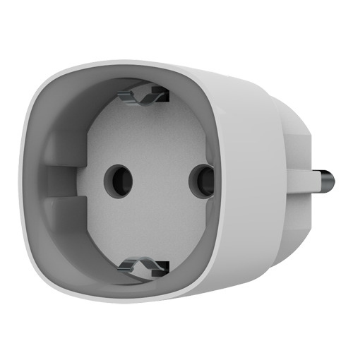 AJAX AJ-SOCKET-W Enchufe inteligente con control remoto - Inalámbrico 868 MHz Jeweller - Antena interna alcance 1000 m - 230 VAC