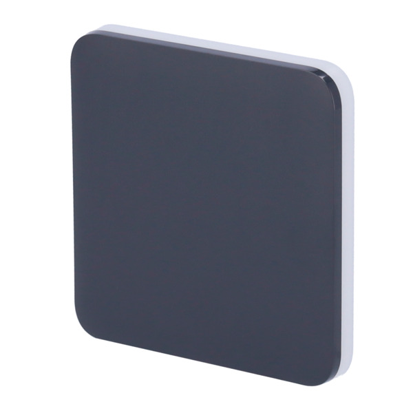 AJAX AJ-SOLOBUTTON-1G2W-GRA Panel táctil para un interruptor de luz - Compatible AJ-LIGHTCORE-1G / -2W - Retroiluminación LED -