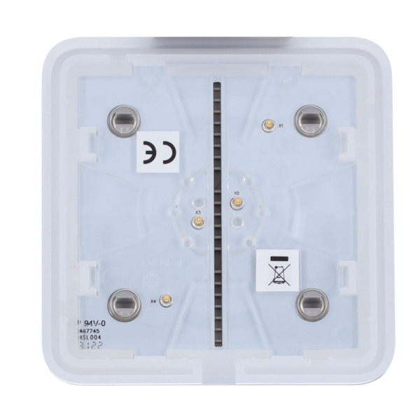 AJAX AJ-SOLOBUTTON-1G2W-GRE Panel táctil para un interruptor de luz - Compatible AJ-LIGHTCORE-1G / -2W - Retroiluminación LED - (3)