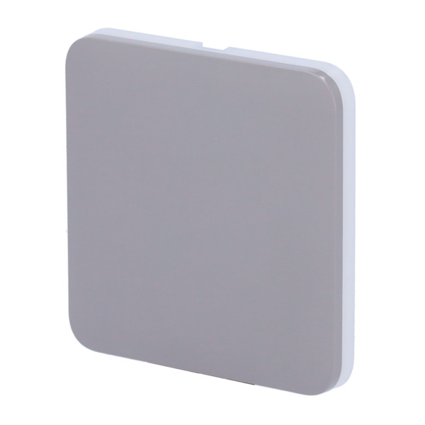 AJAX AJ-SOLOBUTTON-1G2W-GRE Panel táctil para un interruptor de luz - Compatible AJ-LIGHTCORE-1G / -2W - Retroiluminación LED -