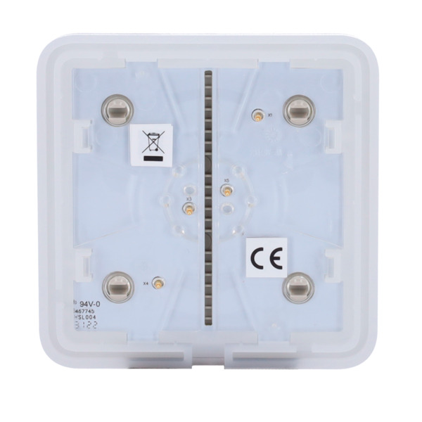 AJAX AJ-SOLOBUTTON-1G2W-OLI Panel táctil para un interruptor de luz - Compatible AJ-LIGHTCORE-1G / -2W - Retroiluminación LED - (3)